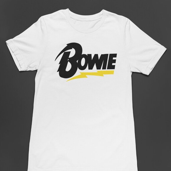 David Bowie Rock and Roll Bolt Shirt. Multiple Sizes. Multiple Colors. F… - Picture 1 of 1